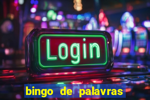 bingo de palavras de natal